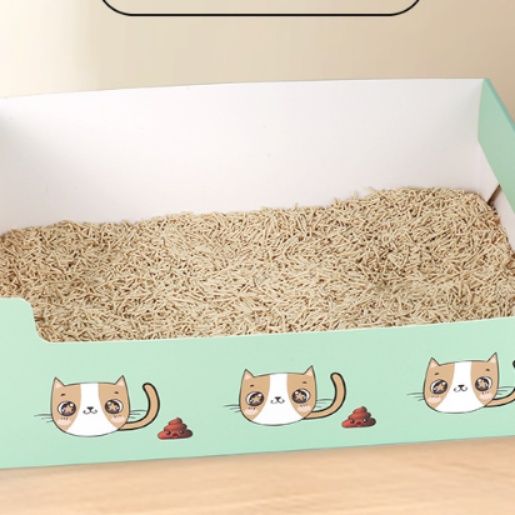 猫トイレ 週替わり簡単交換　使い捨て