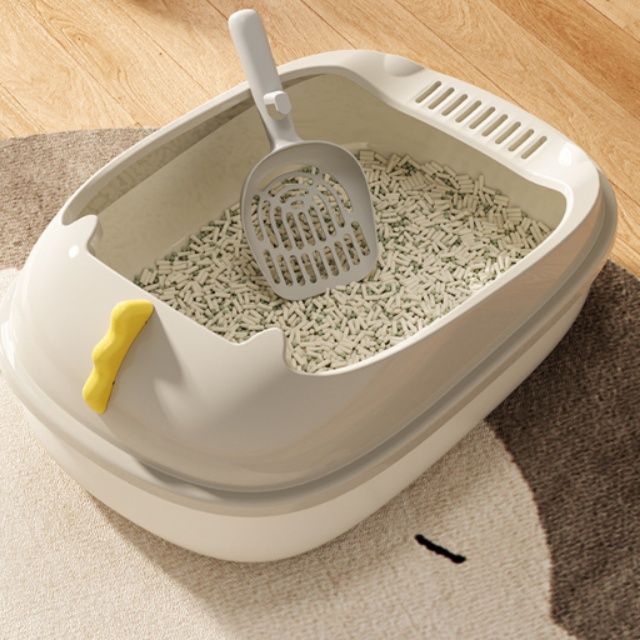 猫トイレ 除臭機能付き二層式　小型　専用砂取りシャベルセット