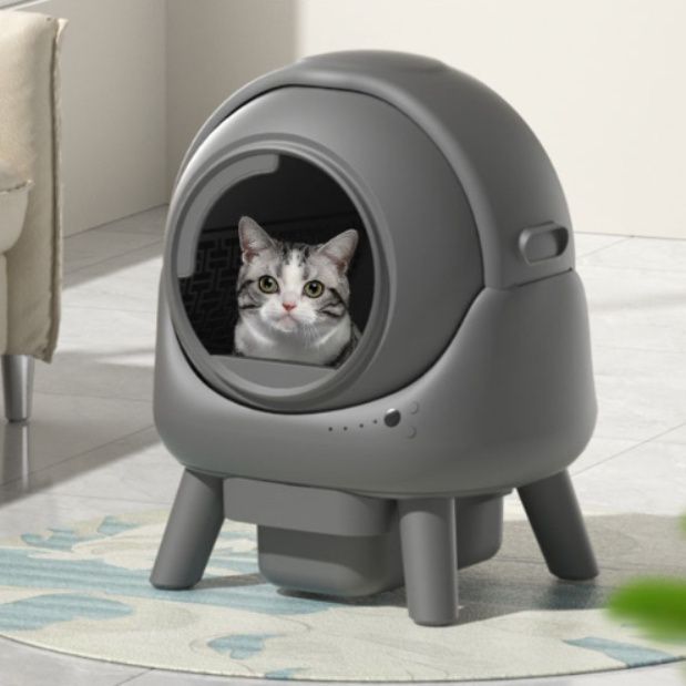 猫トイレ 自動回転式ドーム型猫トイレ専用アプリ操作対応