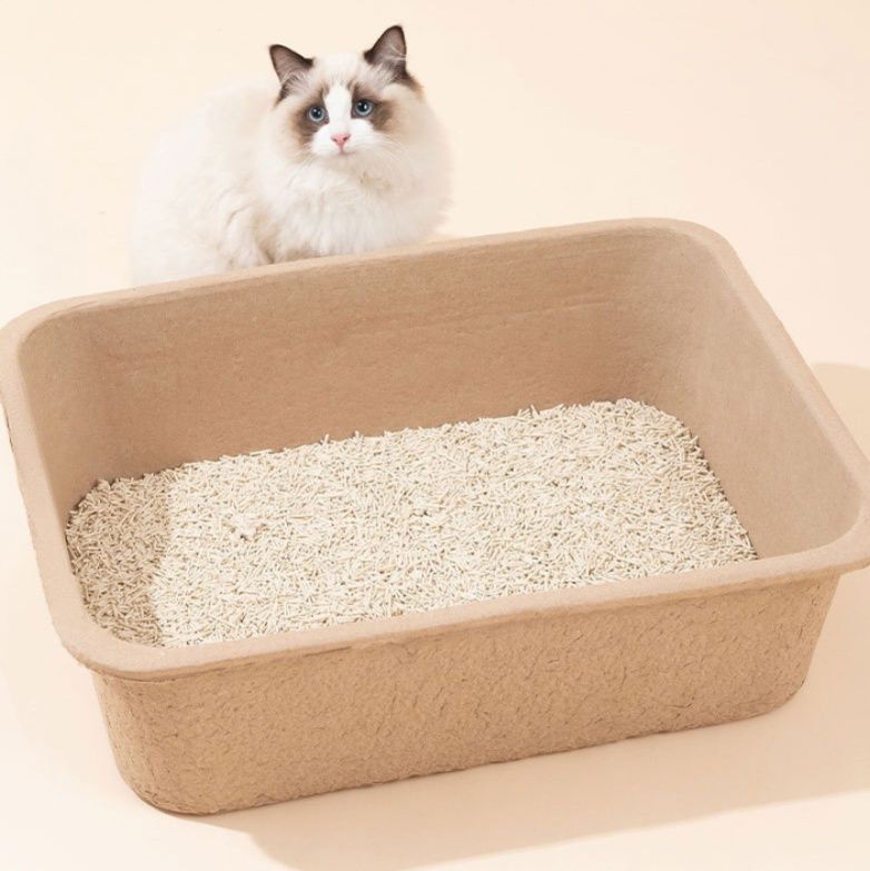 猫トイレ 環境にやさしい段ボール製使い捨て猫トイレ