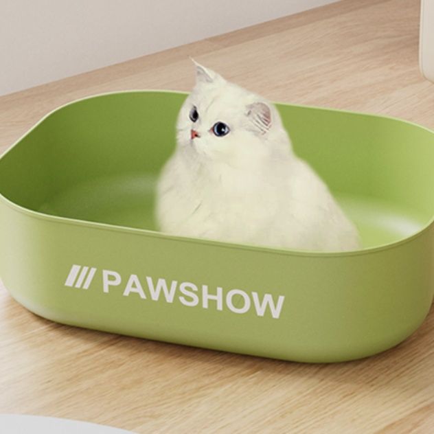 猫トイレ 開放式楕円形猫トイレ小型タイプ