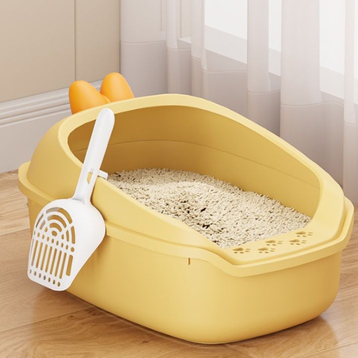 猫トイレ 大型猫耳付き半密閉式　トレー