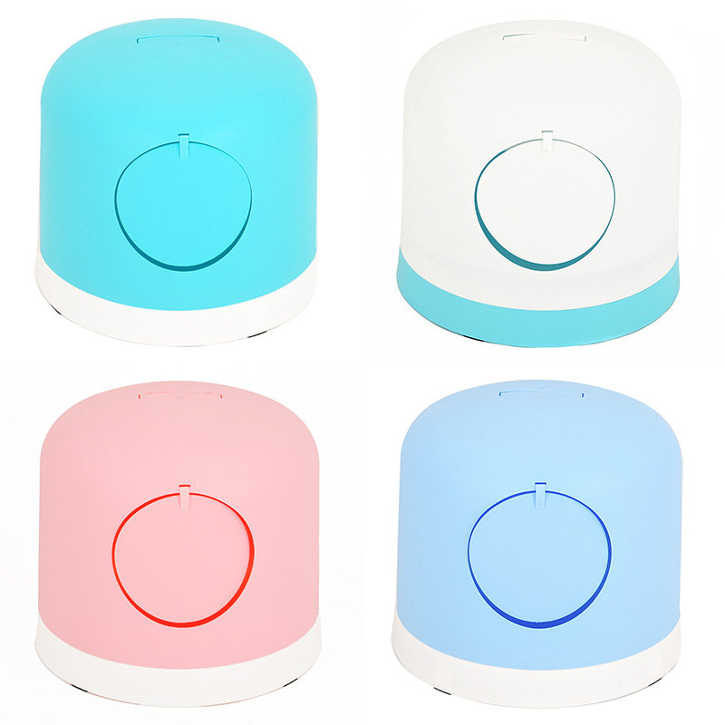 猫トイレ 上から入る丸型猫トイレ飛び散り防止