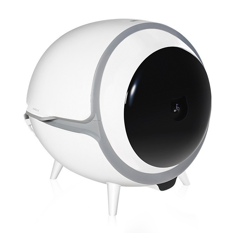 猫トイレ 自動回転式全密閉ドーム型猫トイレ