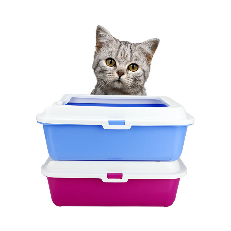 猫トイレ 子猫専用コンパクト縁付き猫トイレ