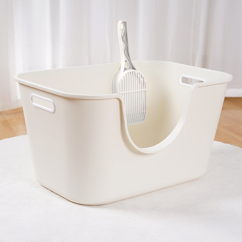 猫トイレ 上から入る深型猫トイレ専用スコップ付き