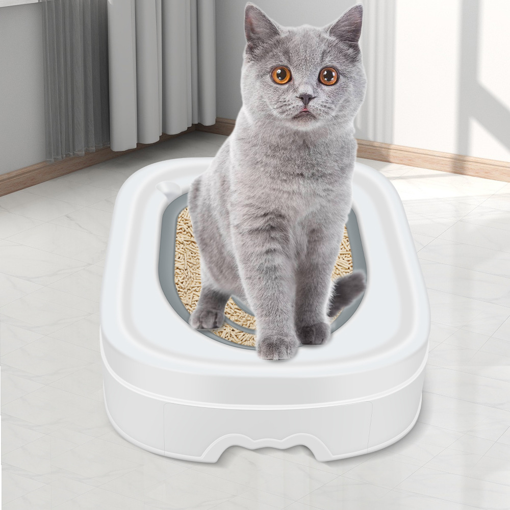 猫トイレ 引き出し式猫トイレ用飛び散り防止トレー