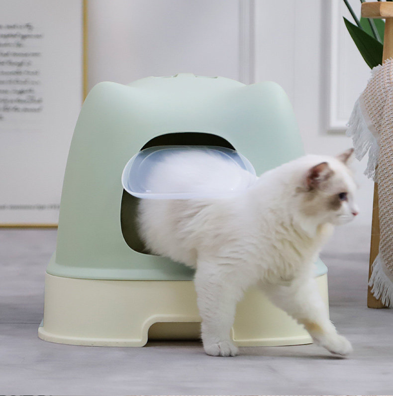 猫トイレ 引き出し式ドーム型猫トイレ大空間設計