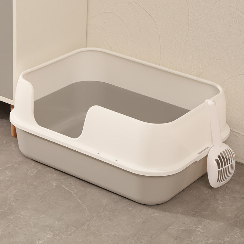 猫トイレ 半密閉型スコップ付き大型猫トイレボックス