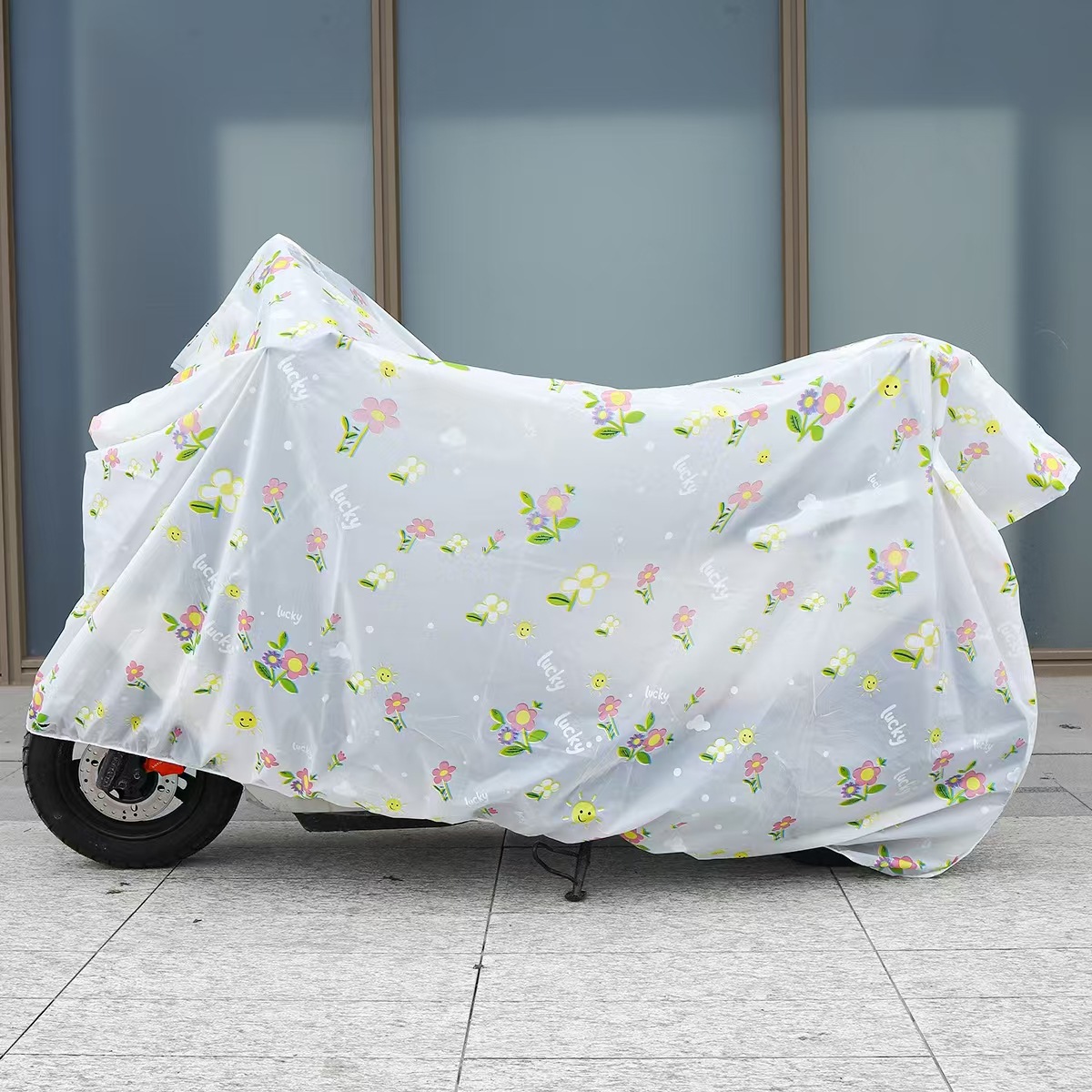 バイクカバー かわいい模様の原付バイクカバー
