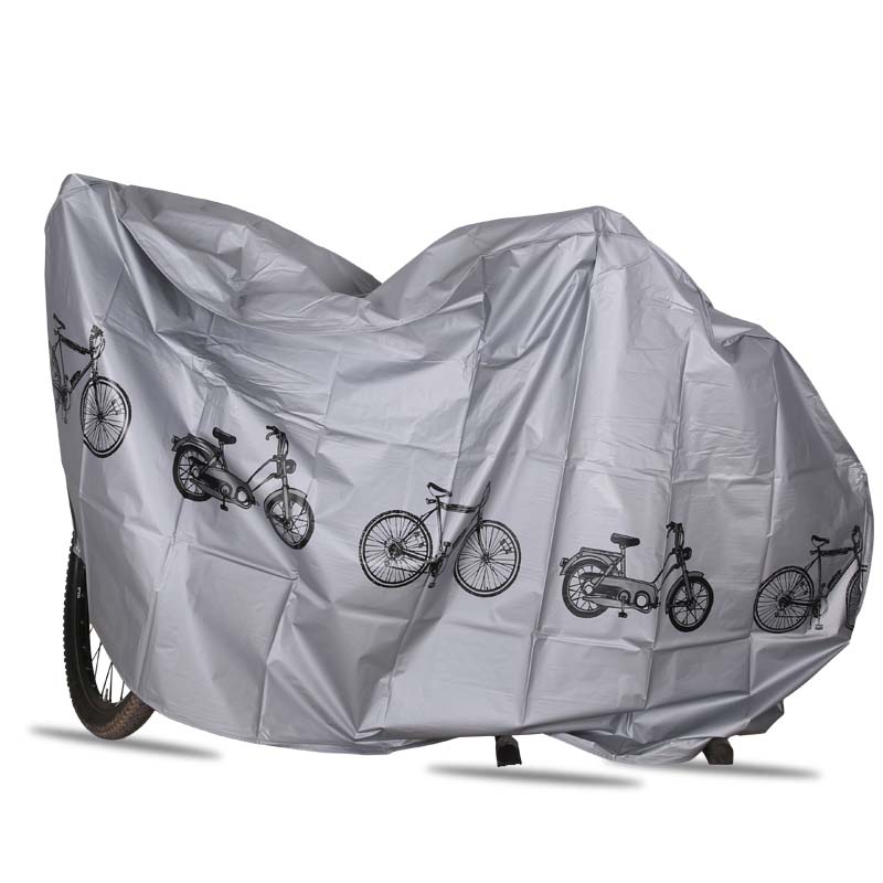 バイクカバー 自転車柄付き原付バイクカバー
