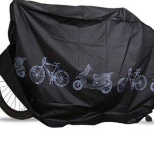 バイクカバー 自転車柄付き原付バイクカバー