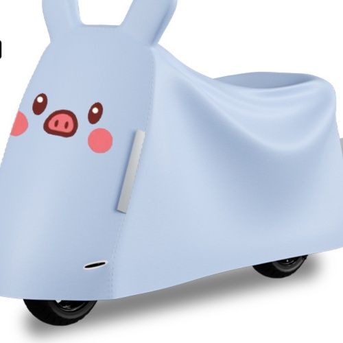 バイクカバー うさぎ耳付き防風防水バイクカバー