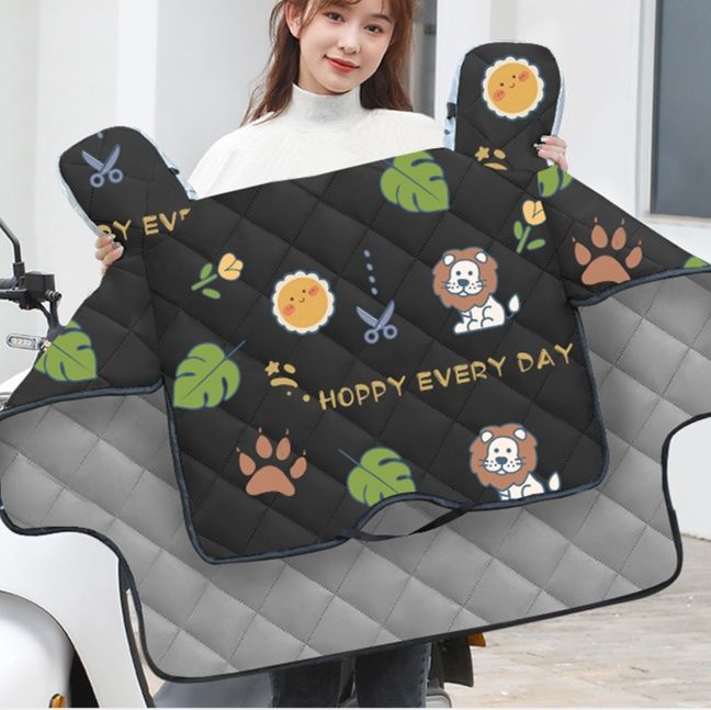 バイクカバー かわいいうさぎデザイン防水バイクカバー