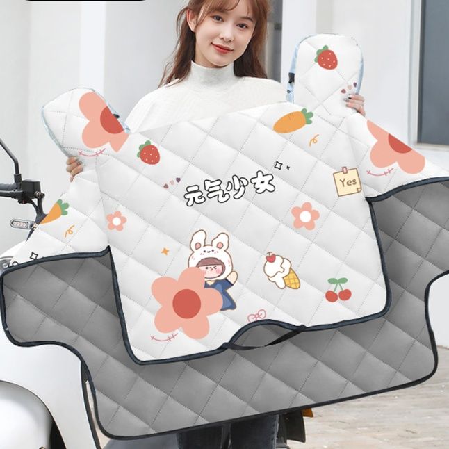 バイクカバー かわいいうさぎデザイン防水バイクカバー