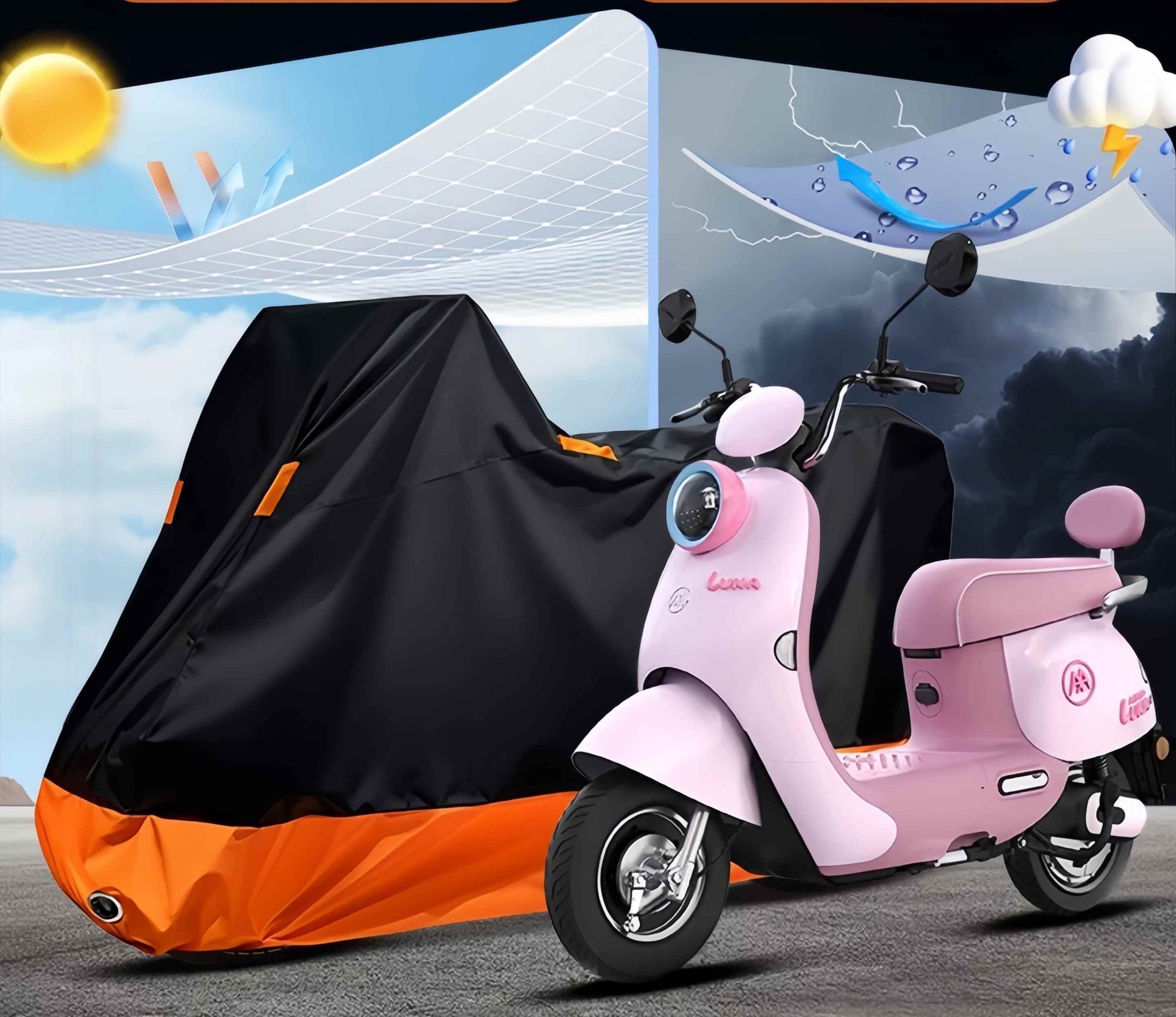 バイクカバー 全天候型プロテクトカバー中型