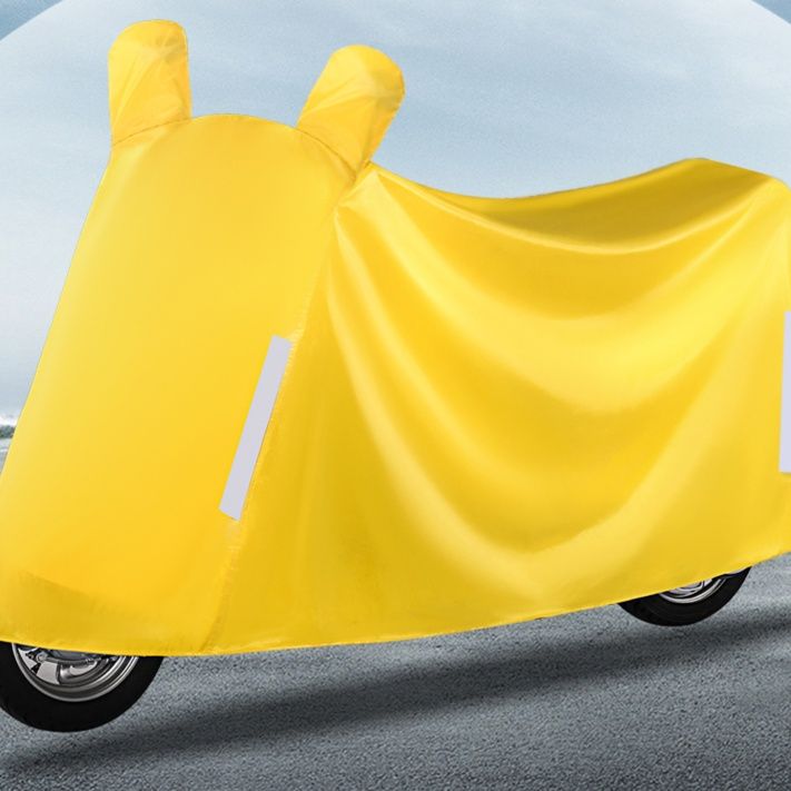 バイクカバー うさぎ耳付き全覆式防水バイクカバー
