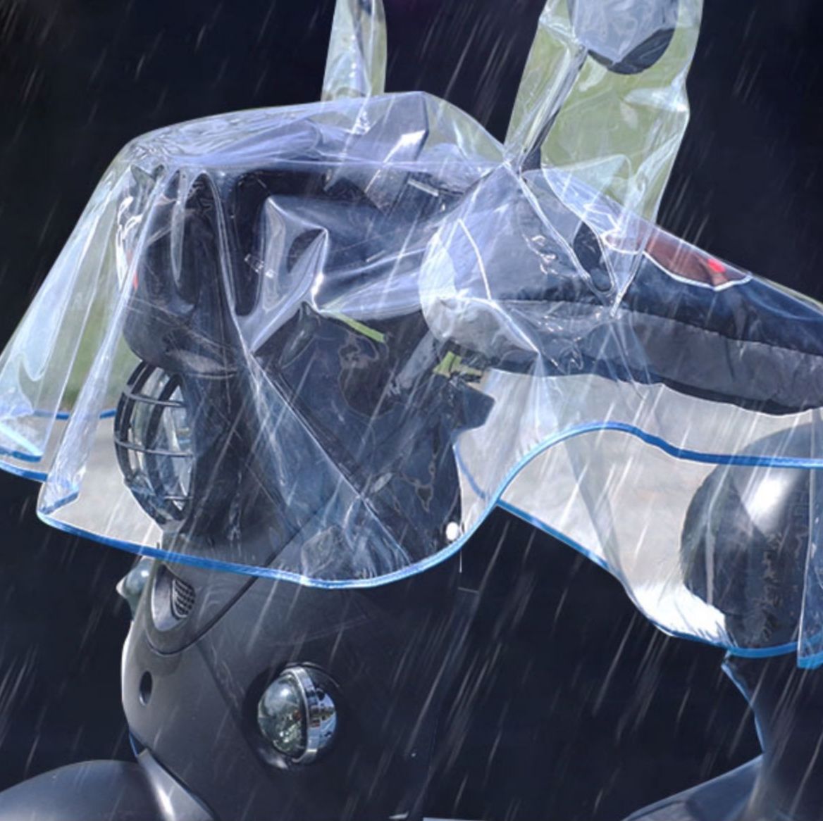 バイクカバー 透明防水二輪車用雨除け中型対応保護カバー