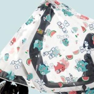 バイクカバー 可愛い花柄 全天候対応原付専用保護カバー