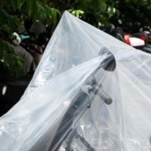 バイクカバー 透明防水全車体保護バイクカバー原付専用