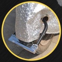 バイクカバー 四季対応フロック生地 防水バイクカバー中型車用