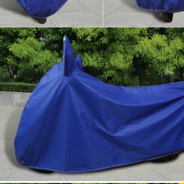 バイクカバー 反射テープ付き全天候型バイクカバー中型サイズ