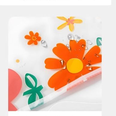 バイクカバー 透明花柄原付用全身保護防水バイクカバー