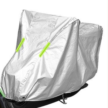バイクカバー 高密度涂銀布製大型二輪車用全天候保護覆い
