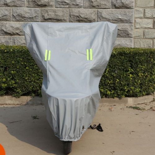 バイクカバー 大型車両対応反射板付き全天候型防水バイクカバー