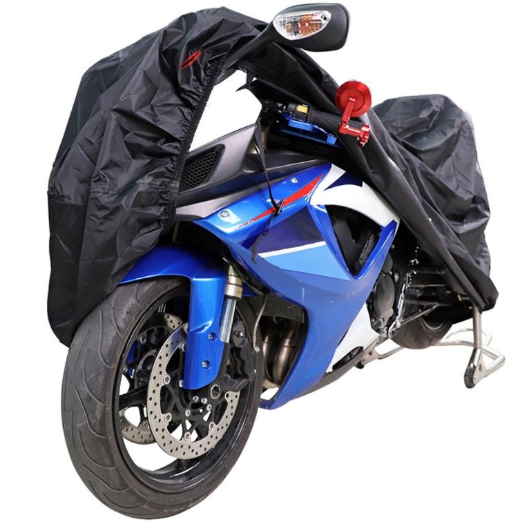 バイクカバー 防水仕様セキュリティロック付き中型二輪車用保護カバー