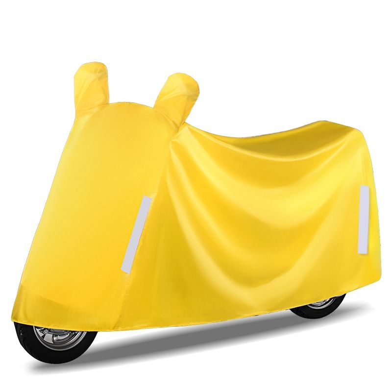 バイクカバー うさぎ耳付き全覆式防水バイクカバー
