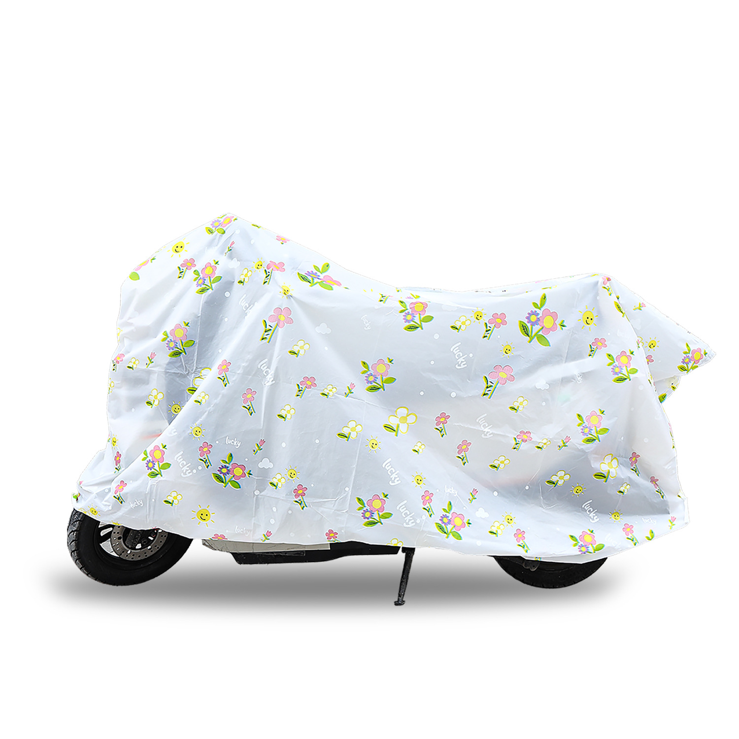 バイクカバー かわいい模様の原付保護カバー