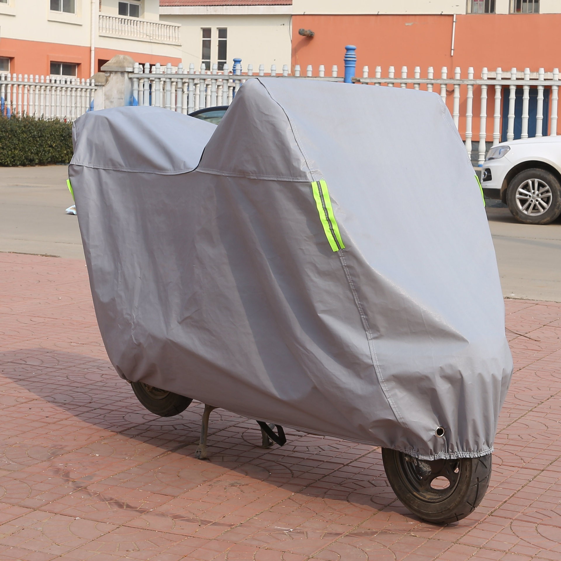 バイクカバー 反射帯付き中型二輪車用全面保護カバー