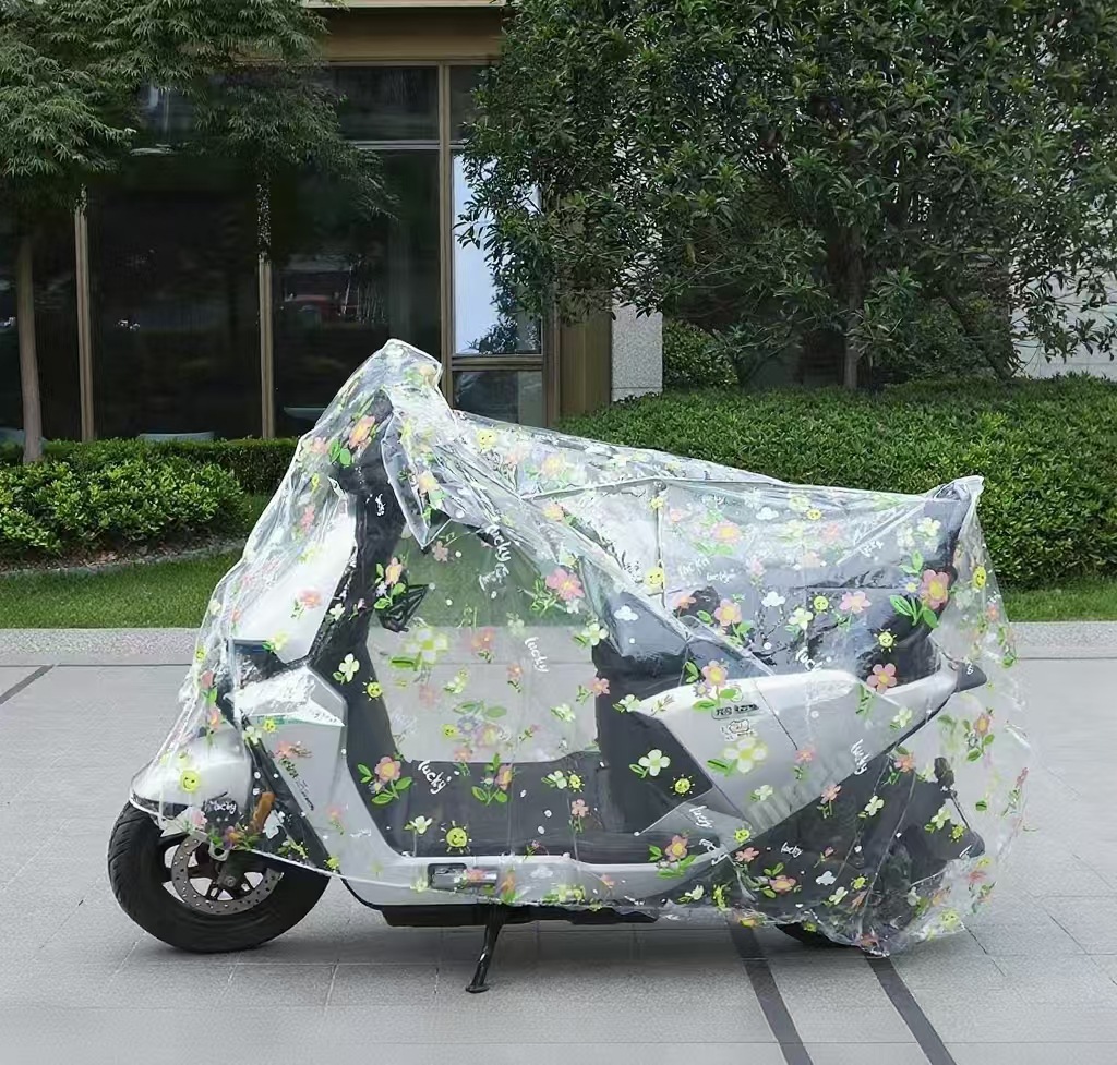 バイクカバー かわいい模様の原付バイクカバー