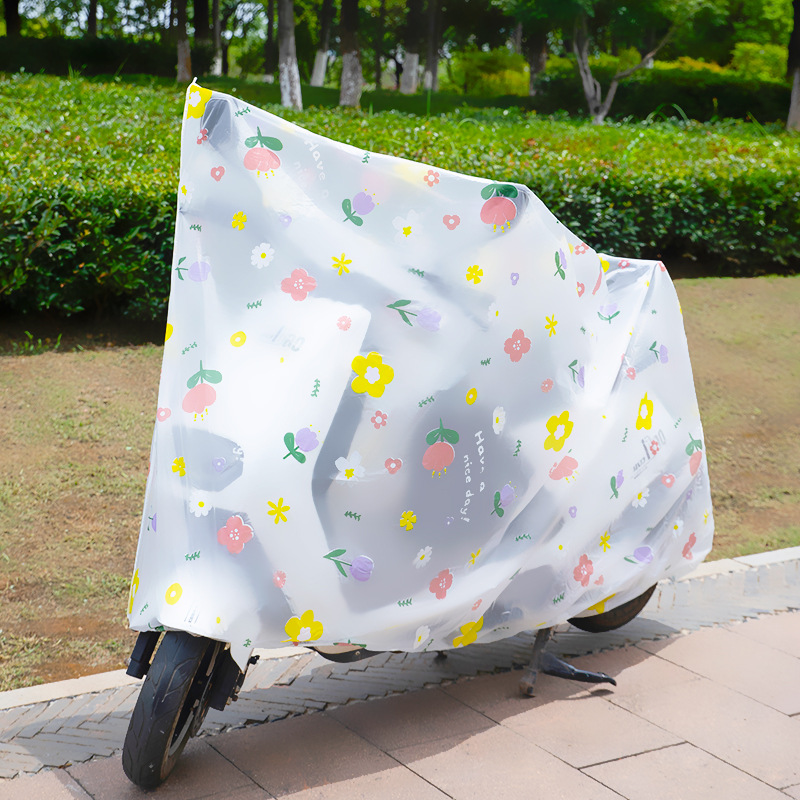 バイクカバー かわいい模様の原付バイクカバー