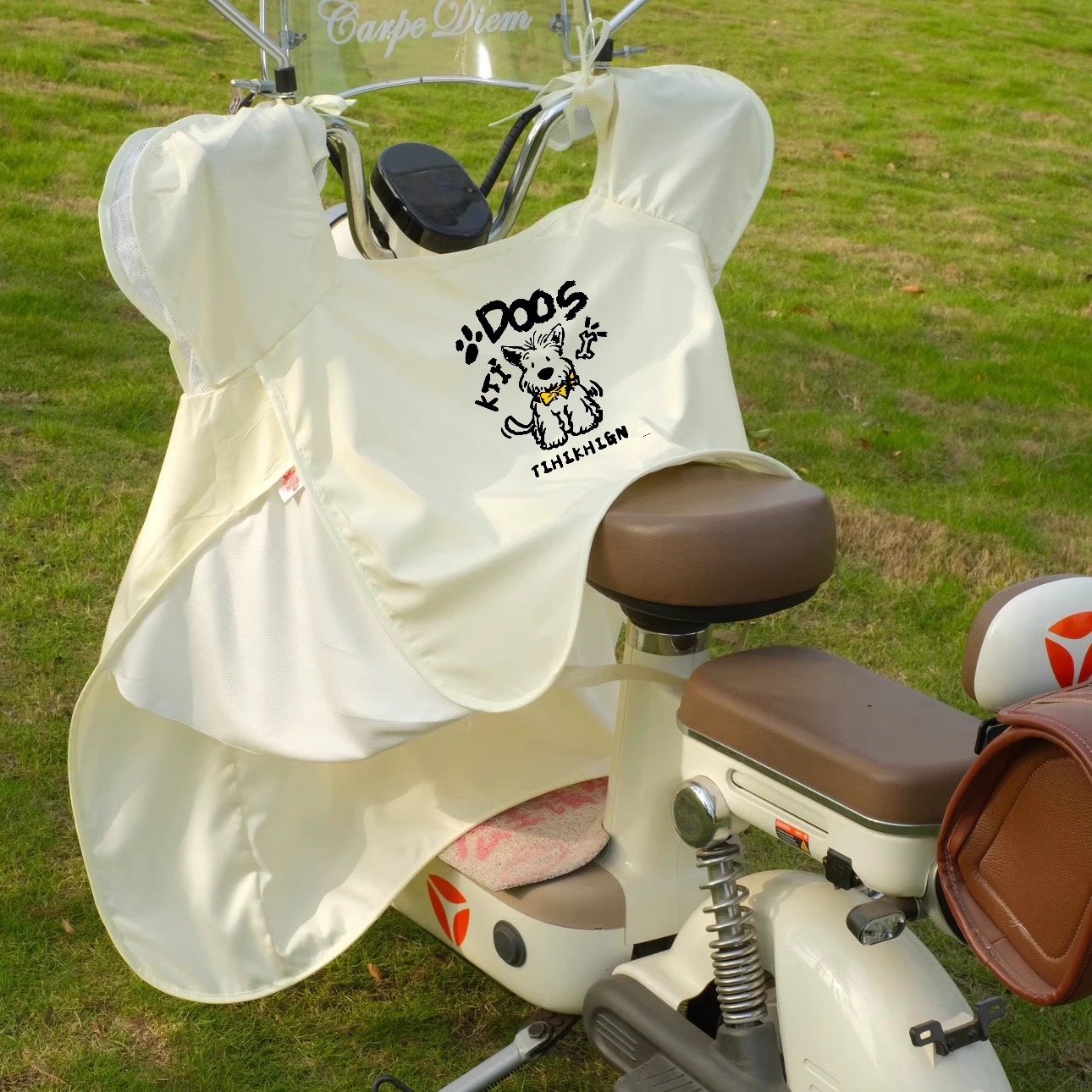 バイクカバー 優美ハンドル保護原付カバー