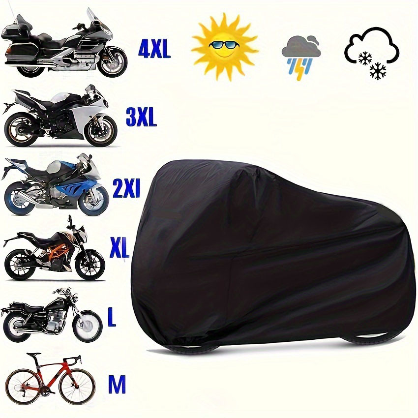 バイクカバー 全天候対応多重層防水バイクカバー大型サイズ