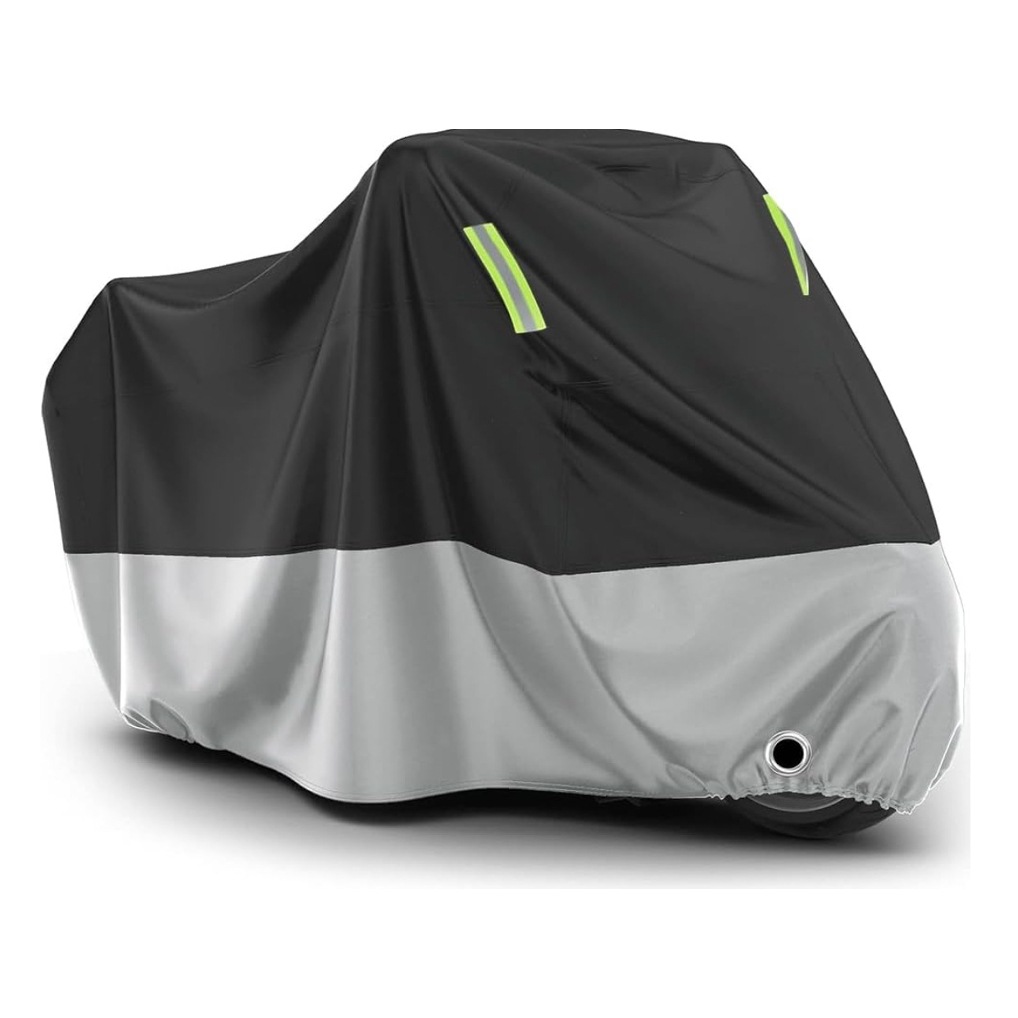 バイクカバー 反射帯付き全天候型原付専用防水保護カバー