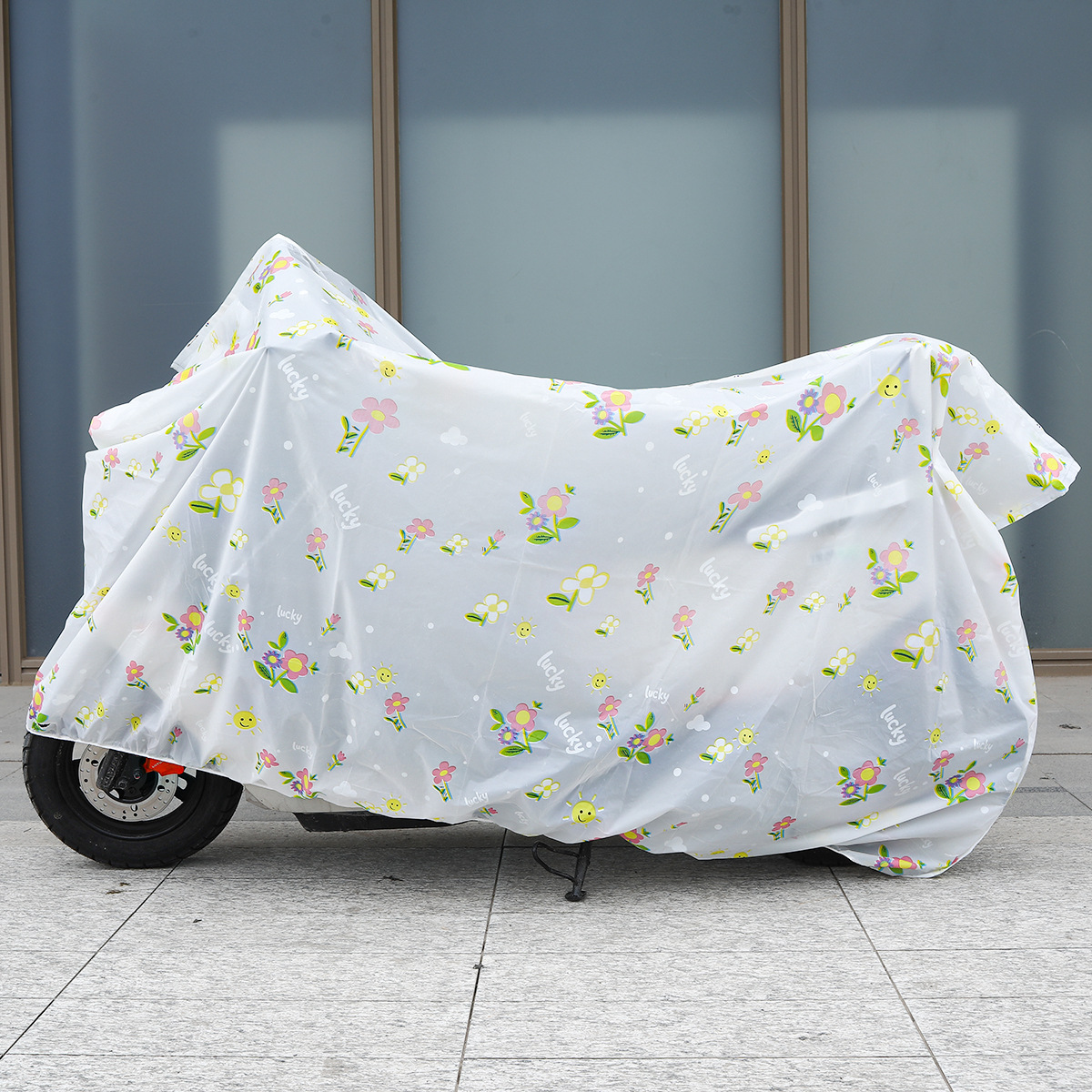 バイクカバー かわいい模様の原付保護カバー