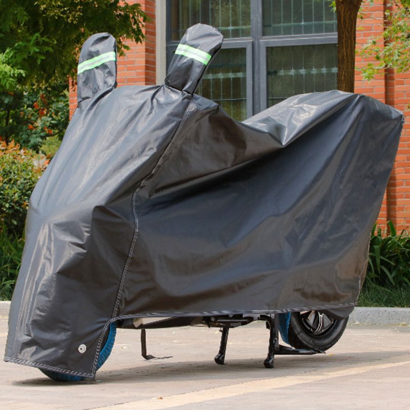 バイクカバー 全天候型ミラーポケット付きバイクカバー