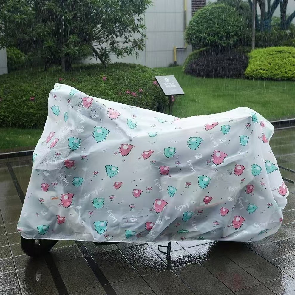 バイクカバー かわいい模様の原付バイクカバー
