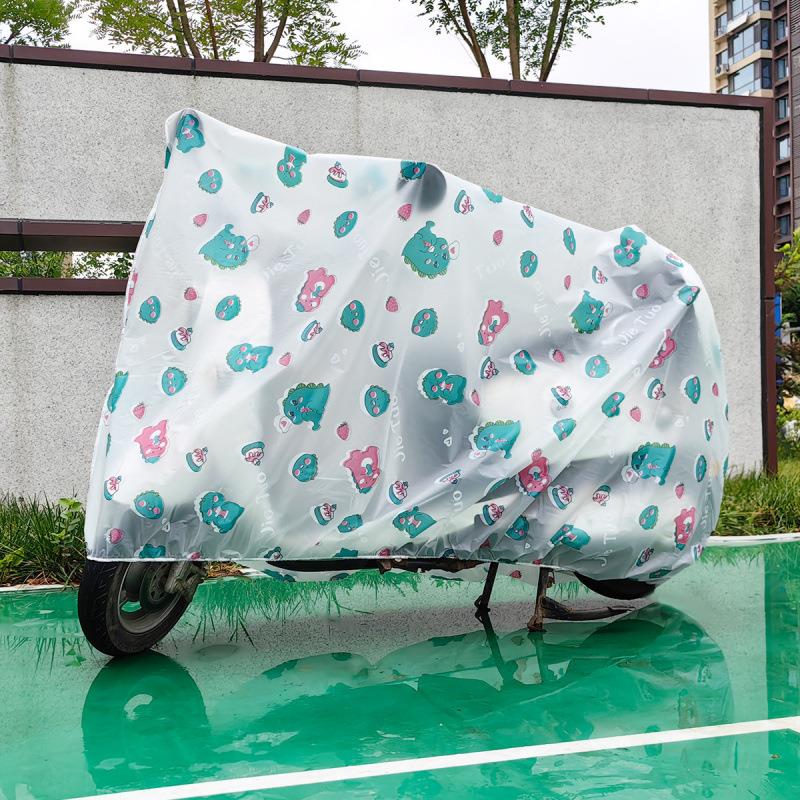 バイクカバー 花柄デザイン防水バイクカバー中型