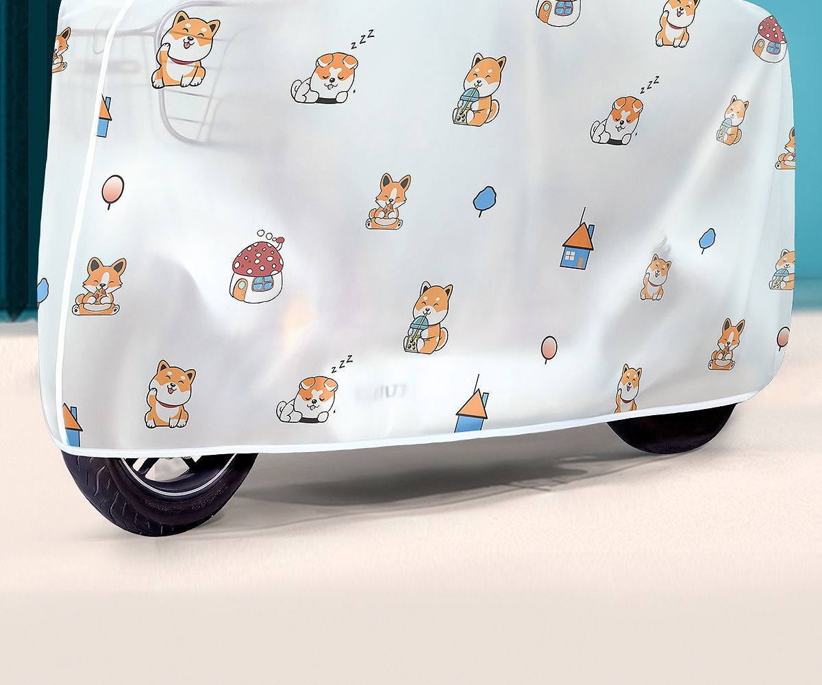 バイクカバー 四季対応 かわいい柄 原付バイクカバー