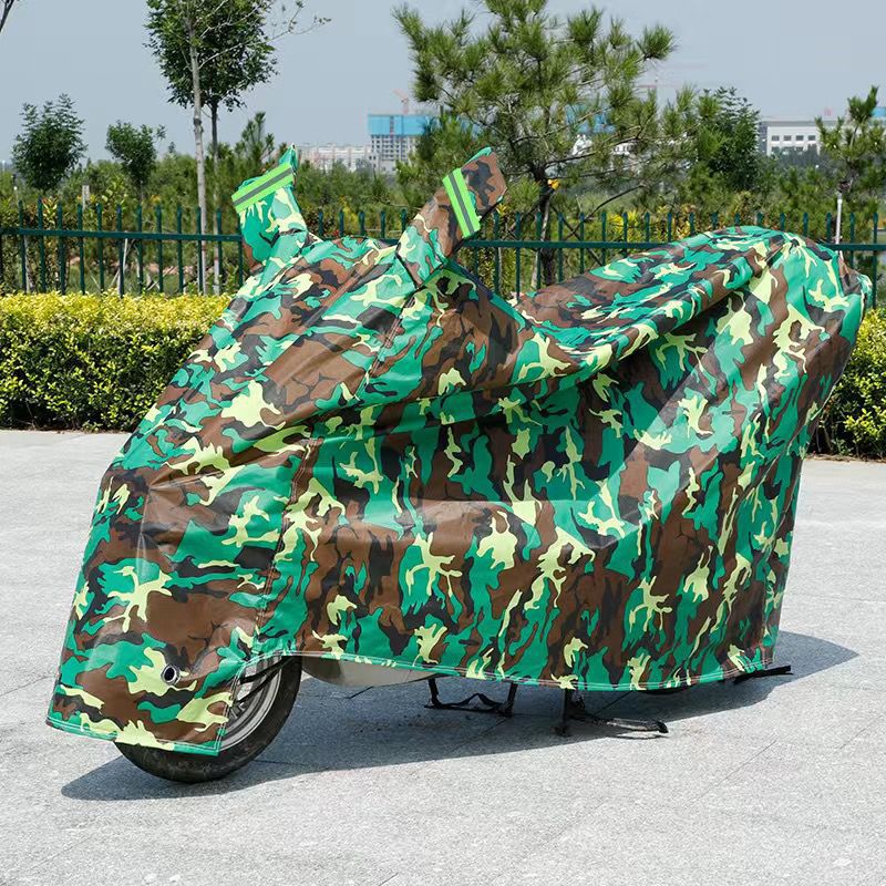 バイクカバー 全天候型ミラーポケット付きバイクカバー