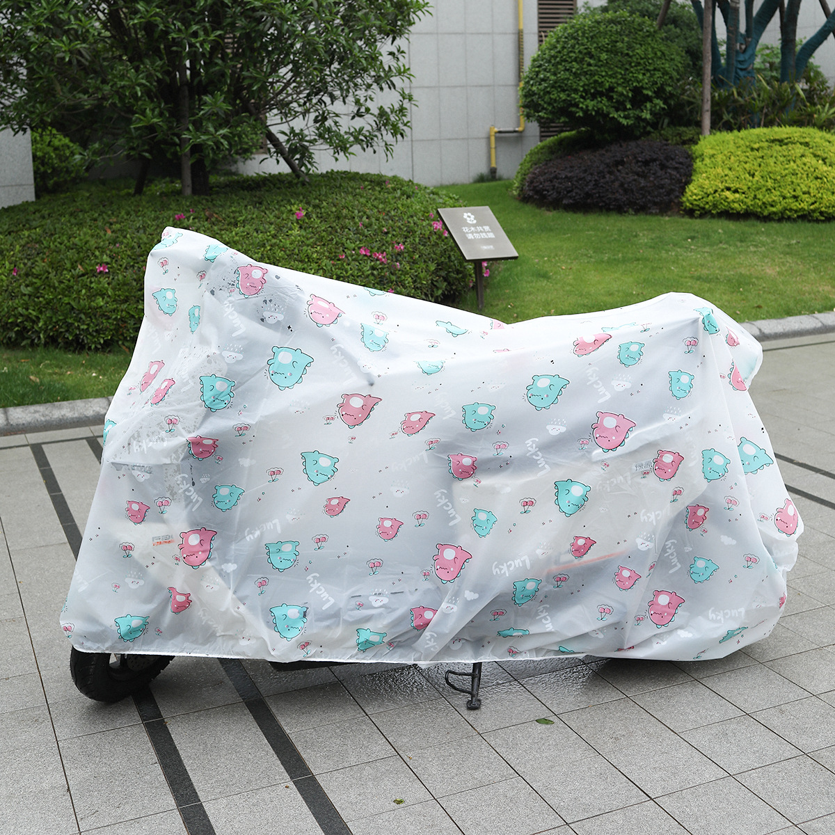 バイクカバー かわいい模様の原付保護カバー