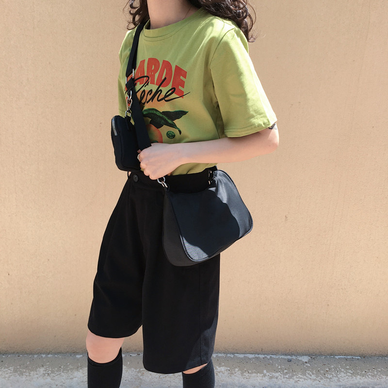 チェーン バッグ チェーンバッグ 斜め掛け 二つ折り ショルダーバッグ 黒 レディース