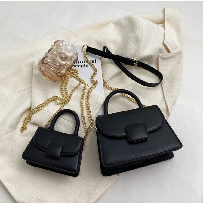 チェーン バッグ ミニハンドル ショルダー 極小財布