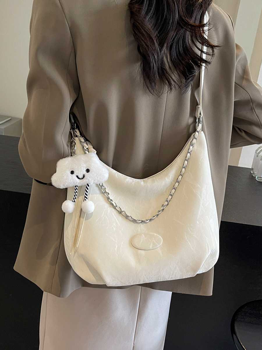 チェーン バッグ 雲模様チェーンホーボーバッグ