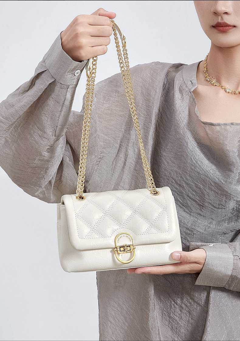 チェーン バッグ 菱形キルティングチェーンショルダー