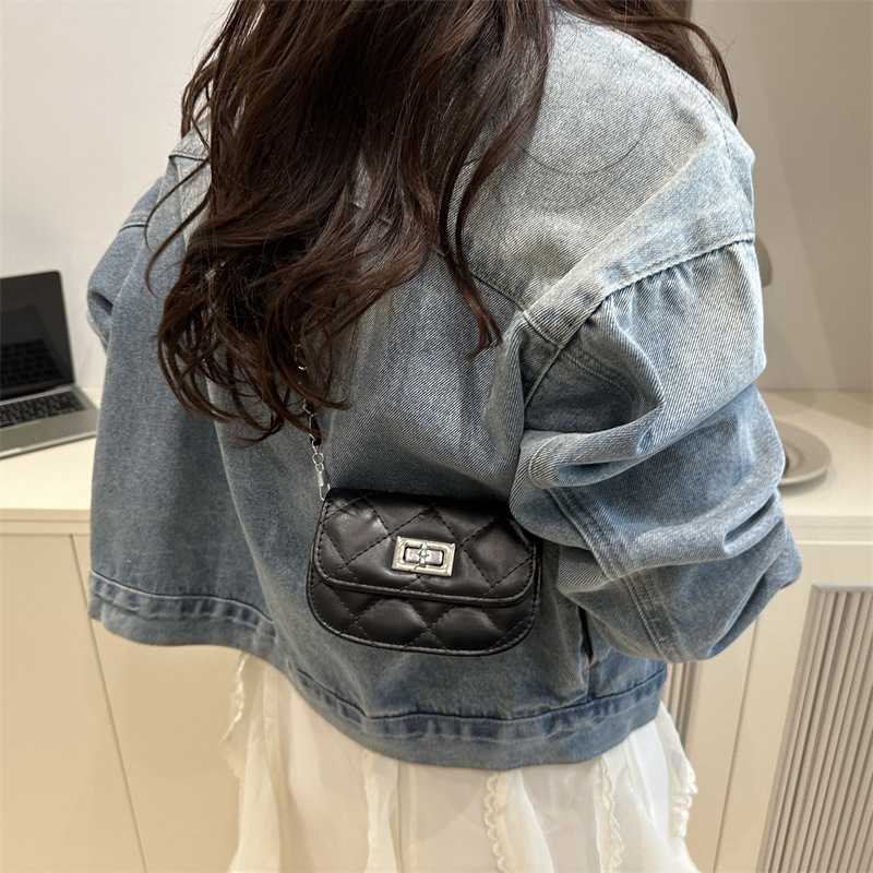 チェーン バッグ 菱形キルティングミニポシェット